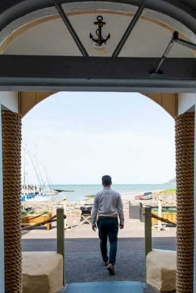 View looking onto harbour