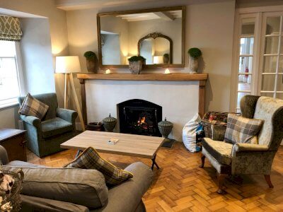 Lounge with Fireplace