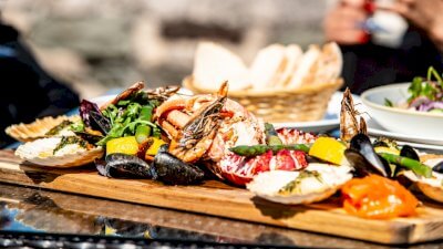 Seafood at Porlock Weir Hotel