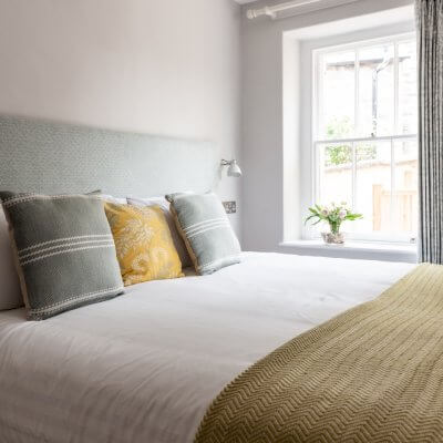 Bedroom with Pillows