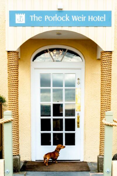 Porlock Weir Hotel Door