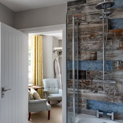 Luxury shower at porlock wier hotel