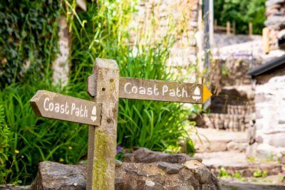 South West Coast Path sign