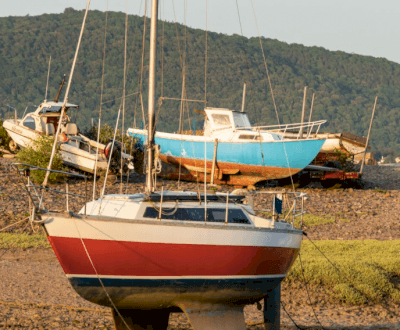 boat in porlock weir